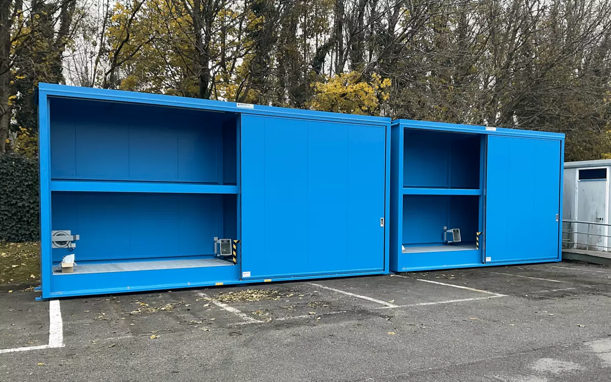 Geïsoleerde opslagcontainers