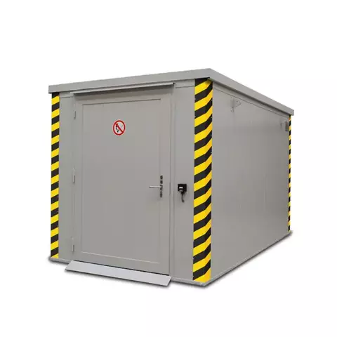 Betreedbare lithium container