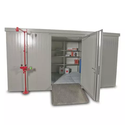Brandwerende container