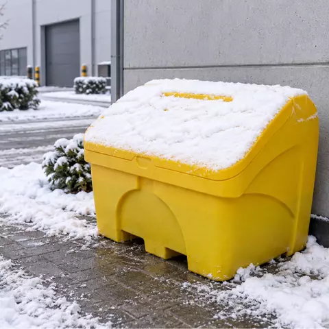Zoutbakken voor winterweer 