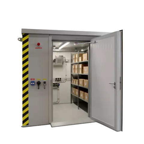 Brandwerende lithium container