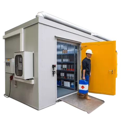 Brandwerende opslagcontainers