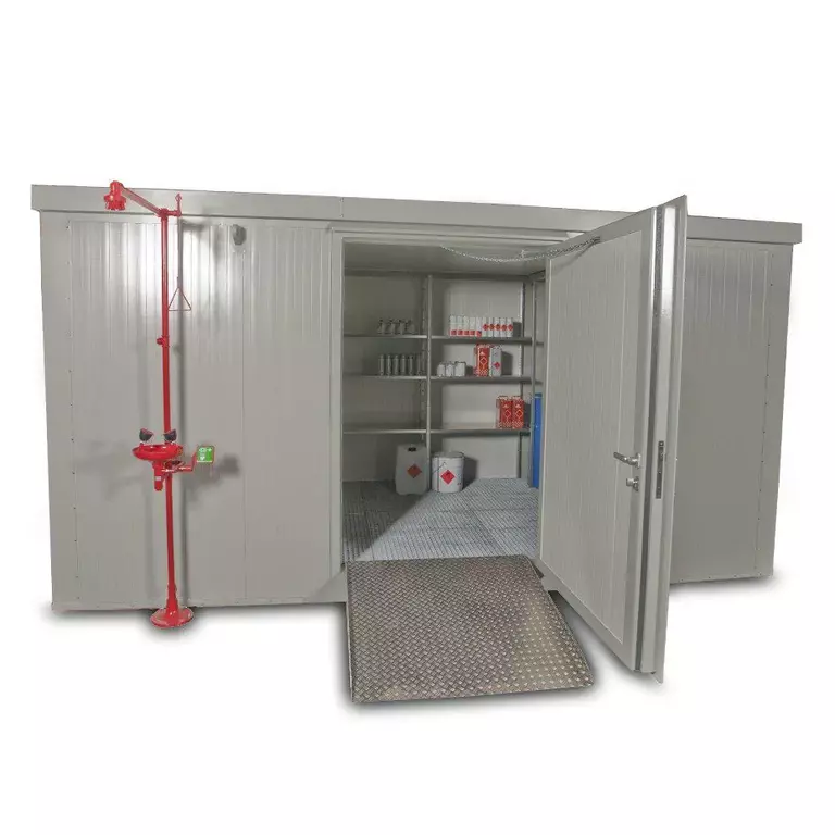 Brandwerende container