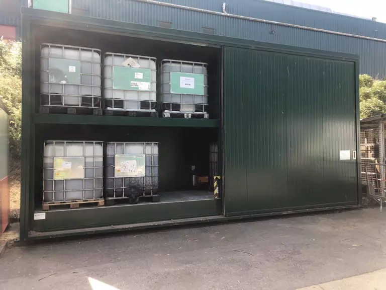Thermisch geïsoleerde opslagcontainer