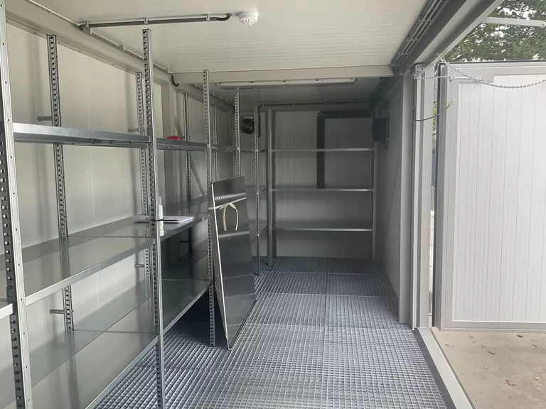 brandwerend econtianer binnen
