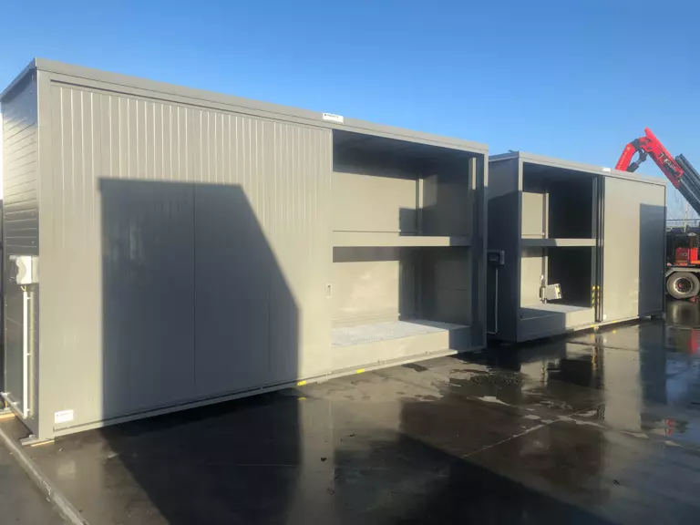 geïsoleerde IBC opslag